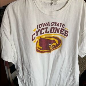 Gildan White Iowa State Cyclones Tee